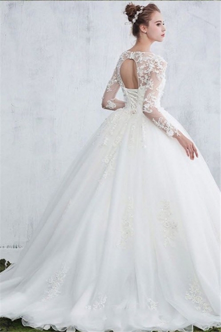 Long hotsell gown white