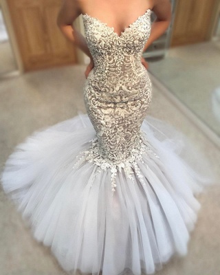 Buy Sweetheart Mermaid Wedding Dresses With Bling Cheap Online